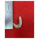 Flint Hook Indian Artifact Arrowhead