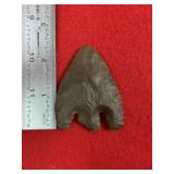 Hematite Calf Creek Indian Artifact Arrowhead