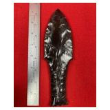 Obsidian Dagger Indian Artifact Arrowhead