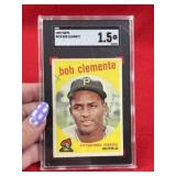 1959 Topps Roberto Clemente Baseball Card