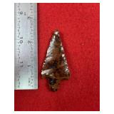Mahogany Obsidian Point Indian Artifact Arrowhead