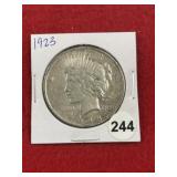 1923 Peace Silver Dollar Coin