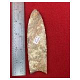 5' Colorful Clovis from Madison County, Ohio India