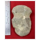 Chipped Axe Indian Artifact Arrowhead