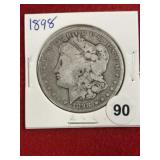 1898 Morgan Silver Dollar Coin