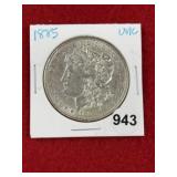 1885 UNC Morgan Silver Dollar Coin