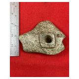 Fish Effigy Stone Pipe Indian Artifact Arrowhead