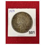 1923 Peace Silver Dollar Coin