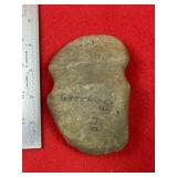 Grooved Axe from Greene County, Illinois Indian Ar