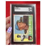 1960 Topps Ernie Banks Baseball Card
