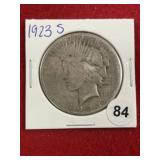 1923 S Peace Silver Dollar Coin