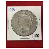 1926 Peace Silver Dollar Coin