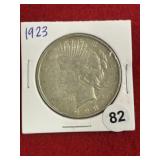 1923 Peace Silver Dollar Coin