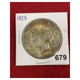 1923 Peace Silver Dollar Coin