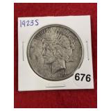 1923 S Peace Silver Dollar Coin