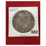 1923 S Peace Silver Dollar Coin