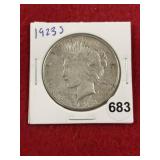 1923 S Peace Silver Dollar Coin