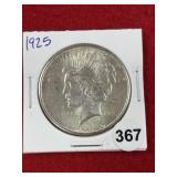1925 Peace Silver Dollar Coin