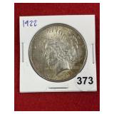 1922 Peace Silver Dollar Coin