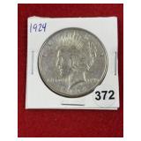 1924 Peace Silver Dollar Coin