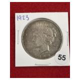 1923 Peace Silver Dollar Coin