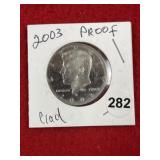 2003 Kennedy Half Dollar Silver Coin