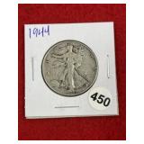 1944 Walking Liberty Half Dollar Silver Coin
