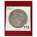 1926 S Peace Silver Dollar Coin
