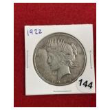 1922 Peace Silver Dollar Coin
