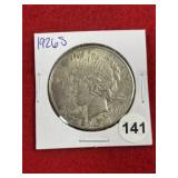 1926 S Peace Silver Dollar Coin
