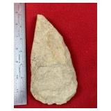 Chipped Celt Indian Artifact Arrowhead