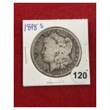1898 S Morgan Silver Dollar Coin