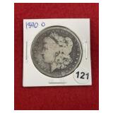 1890 O Morgan Silver Dollar Coin