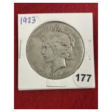 1923 Peace Silver Dollar Coin