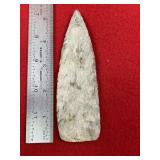 Finely made Agate Basin Indian Artifact Arrowhead