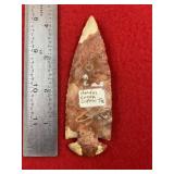 4 & 1/8' Dovetail from Tennessee Indian Artifact A