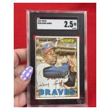 1967 Topps Hank Aaron Baseball Card