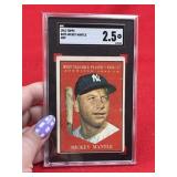 1961 Topps Mickey Mantle Baseball Card