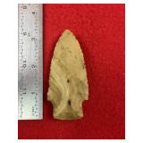 Stone Square Stem Indian Artifact Arrowhead