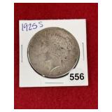 1925 S Peace Silver Dollar Coin