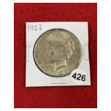 1923 Peace Silver Dollar Coin