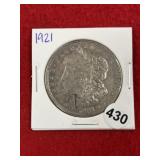 1921 Morgan Silver Dollar Coin