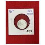 1/10th Fine Silver Coin