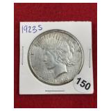 1923 S Peace Silver Dollar Coin