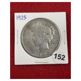 1925 Peace Silver Dollar Coin