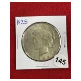 1925 Peace Silver Dollar Coin