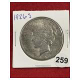 1926 S Peace Silver Dollar Coin