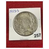 1925 S Peace Silver Dollar Coin