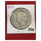 1923 Peace Silver Dollar Coin