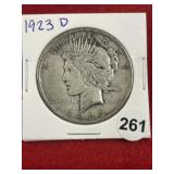 1923 D Peace Silver Dollar Coin